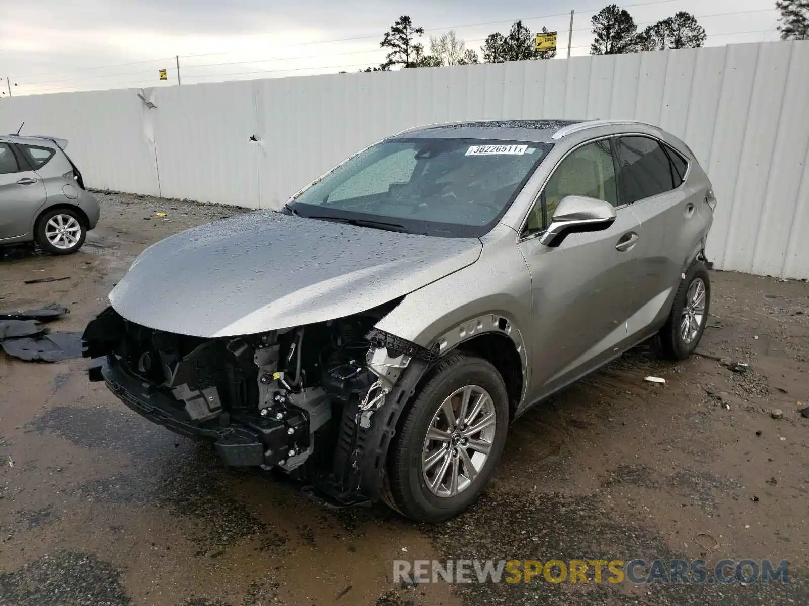 2 Фотография поврежденного автомобиля JTJDARBZ3L2173595 LEXUS NX 2020