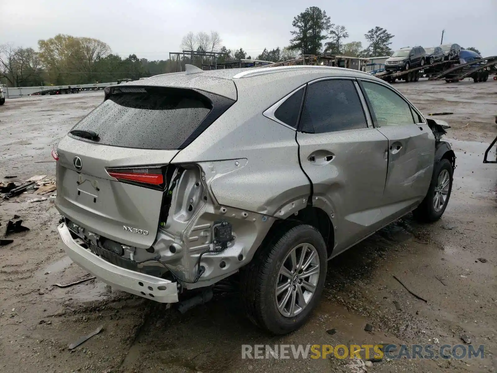 4 Photograph of a damaged car JTJDARBZ3L2173595 LEXUS NX 2020