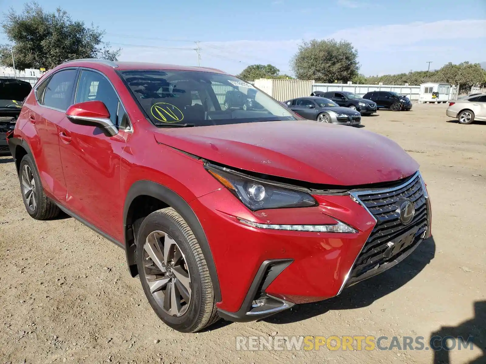 1 Photograph of a damaged car JTJDARBZ3L5008158 LEXUS NX 2020