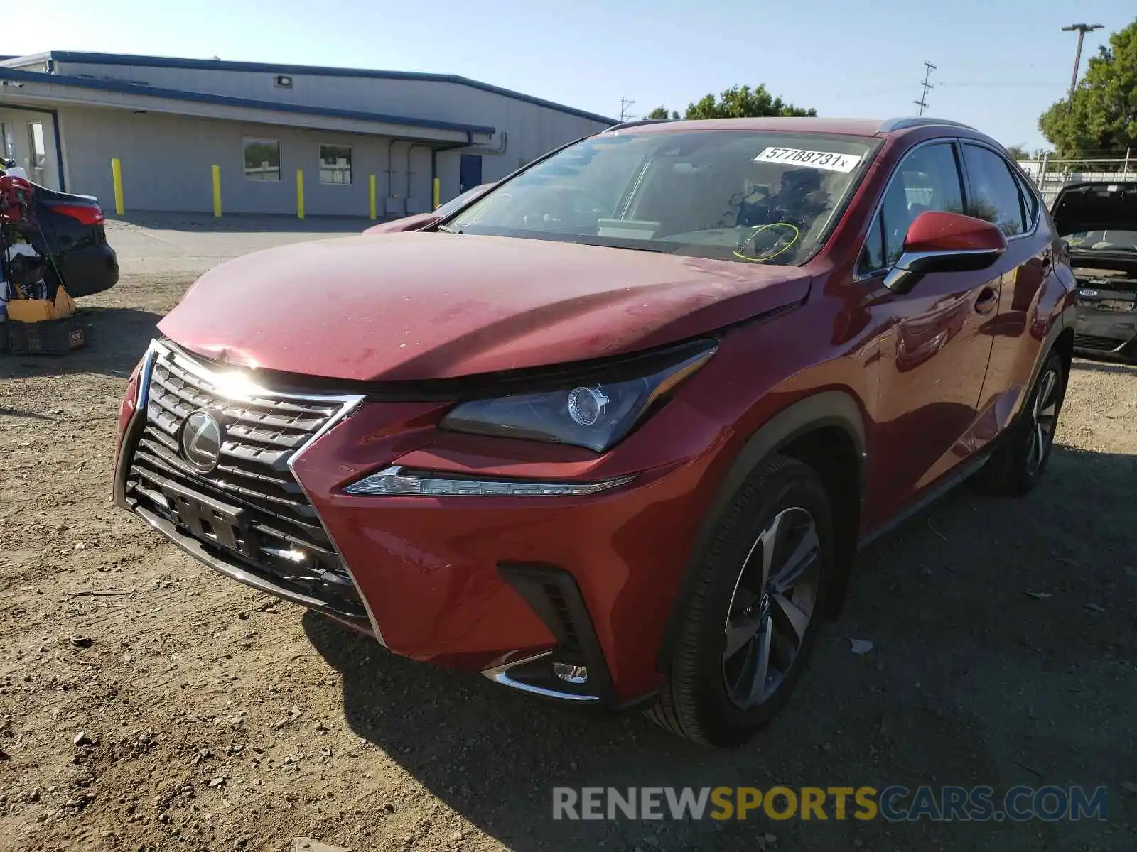 2 Photograph of a damaged car JTJDARBZ3L5008158 LEXUS NX 2020