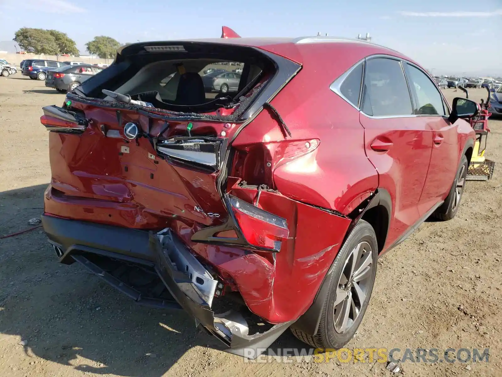 4 Photograph of a damaged car JTJDARBZ3L5008158 LEXUS NX 2020