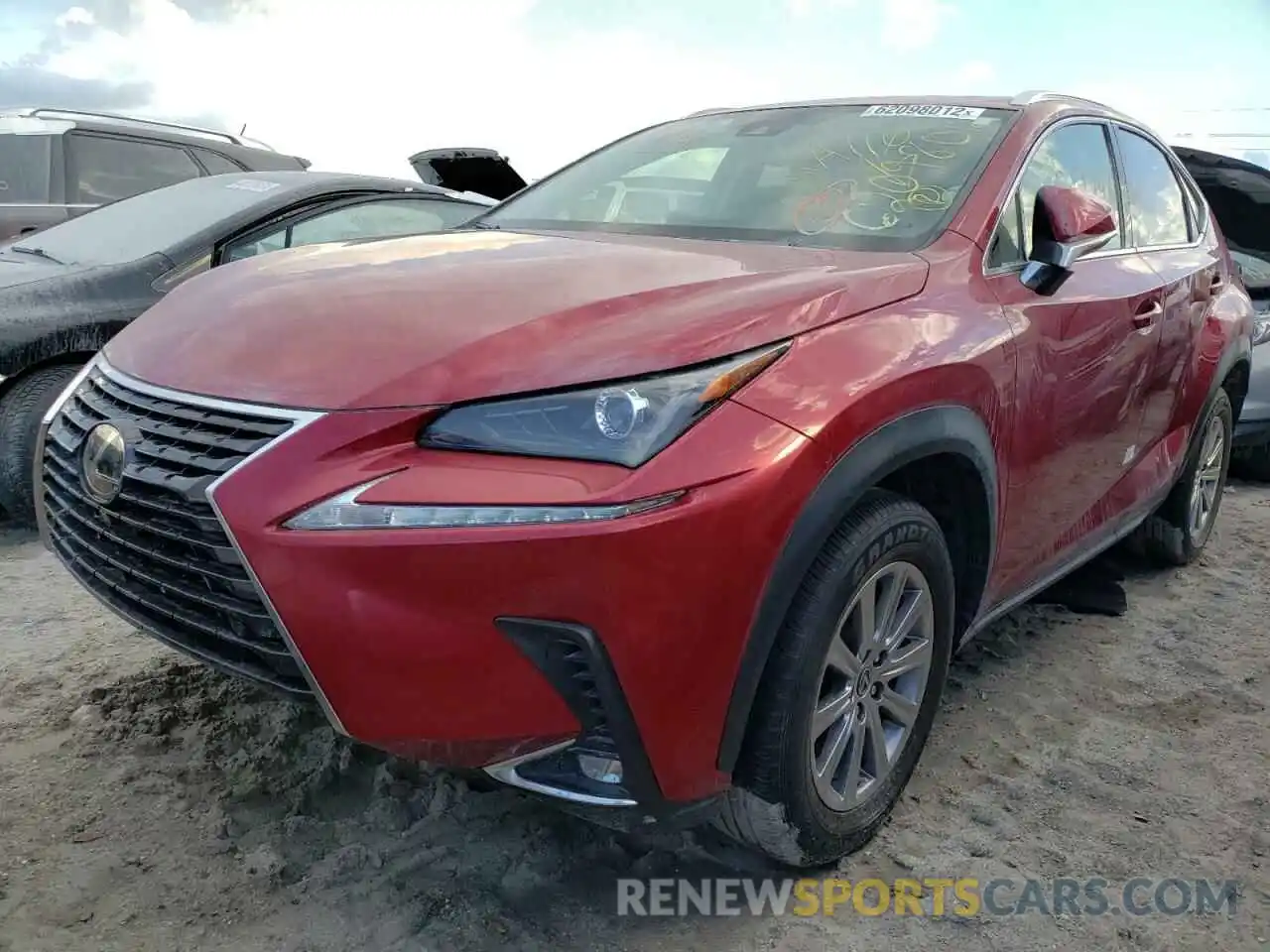 2 Фотография поврежденного автомобиля JTJDARBZ3L5012307 LEXUS NX 2020