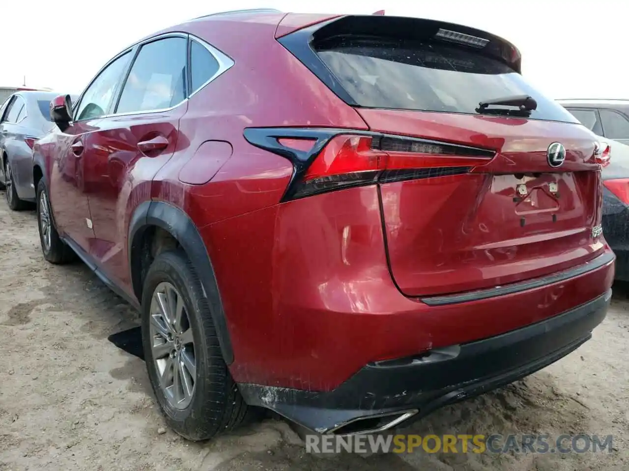 3 Фотография поврежденного автомобиля JTJDARBZ3L5012307 LEXUS NX 2020