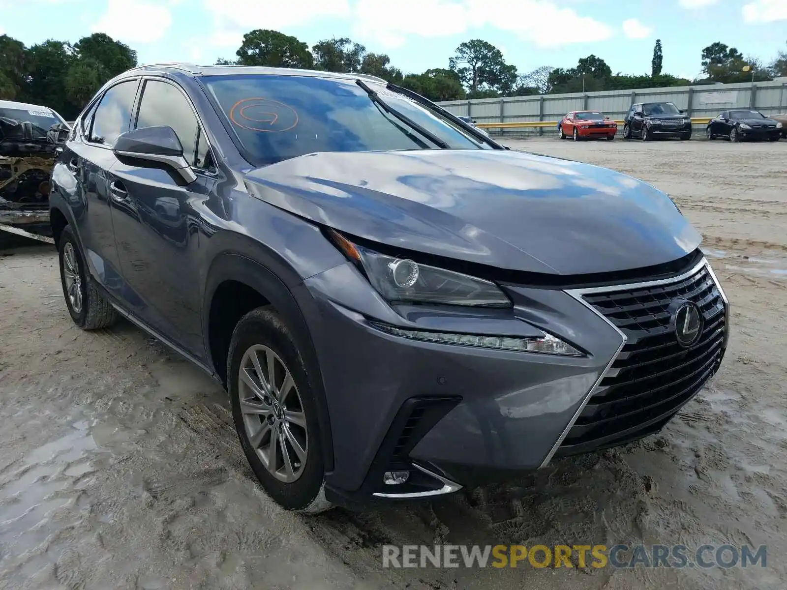 1 Photograph of a damaged car JTJDARBZ4L2165666 LEXUS NX 2020