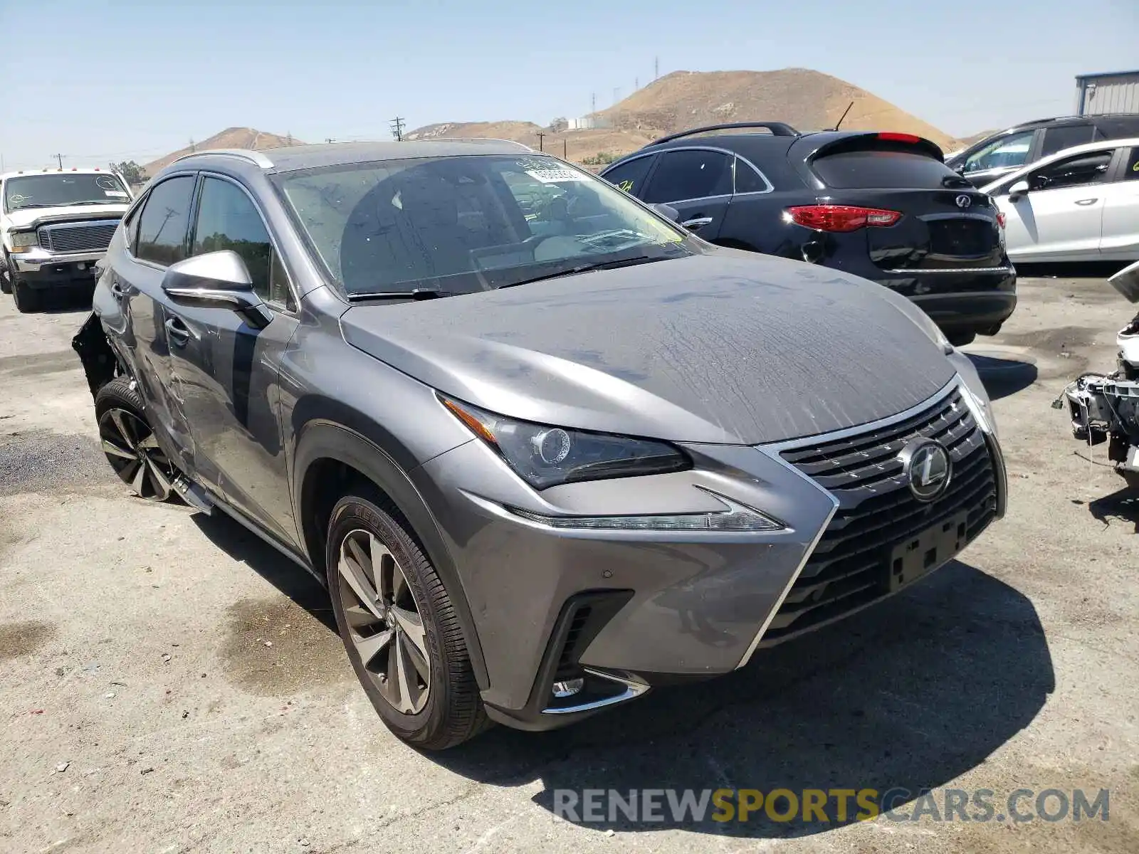 1 Photograph of a damaged car JTJDARBZ4L2167529 LEXUS NX 2020