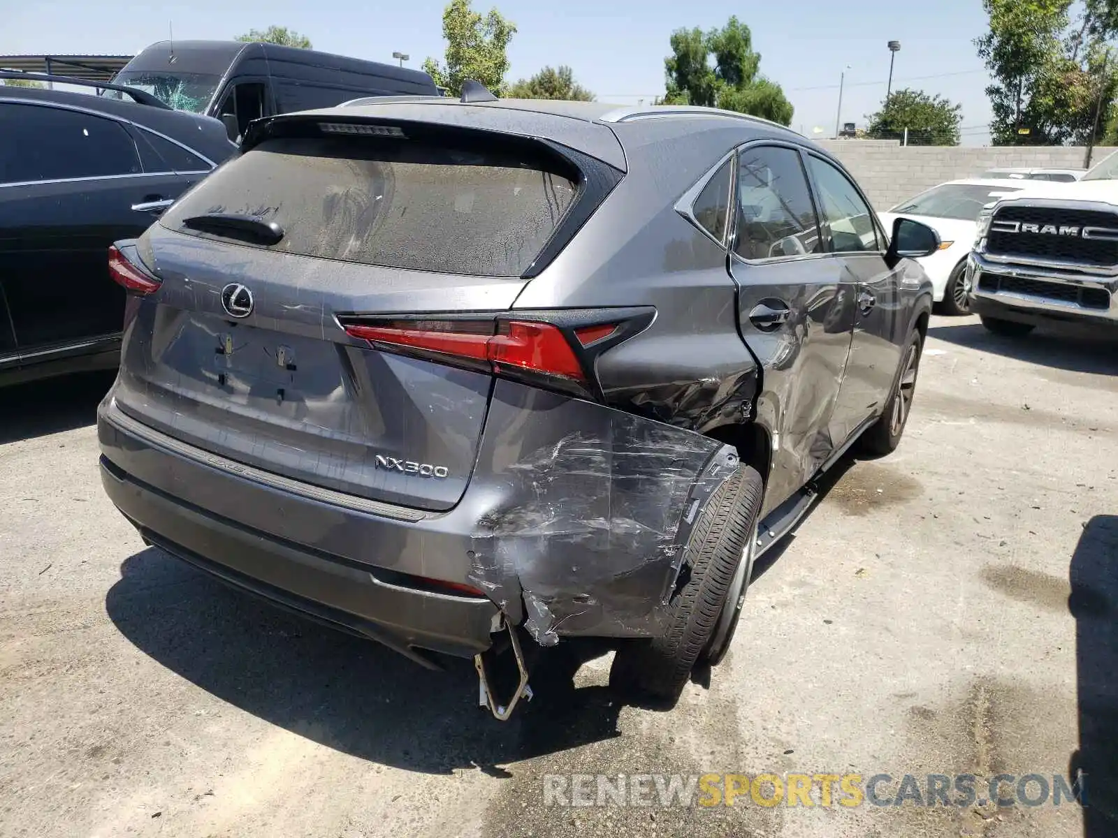 4 Фотография поврежденного автомобиля JTJDARBZ4L2167529 LEXUS NX 2020