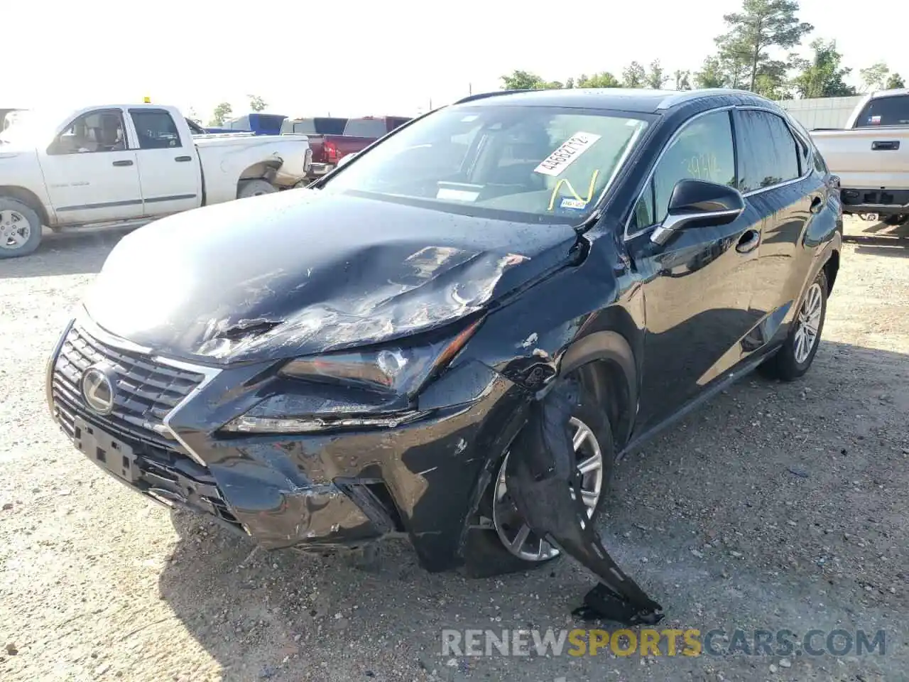 2 Photograph of a damaged car JTJDARBZ4L2173332 LEXUS NX 2020