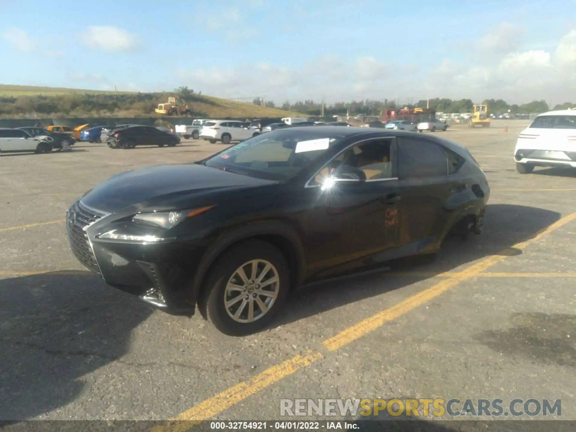 2 Photograph of a damaged car JTJDARBZ4L2177929 LEXUS NX 2020