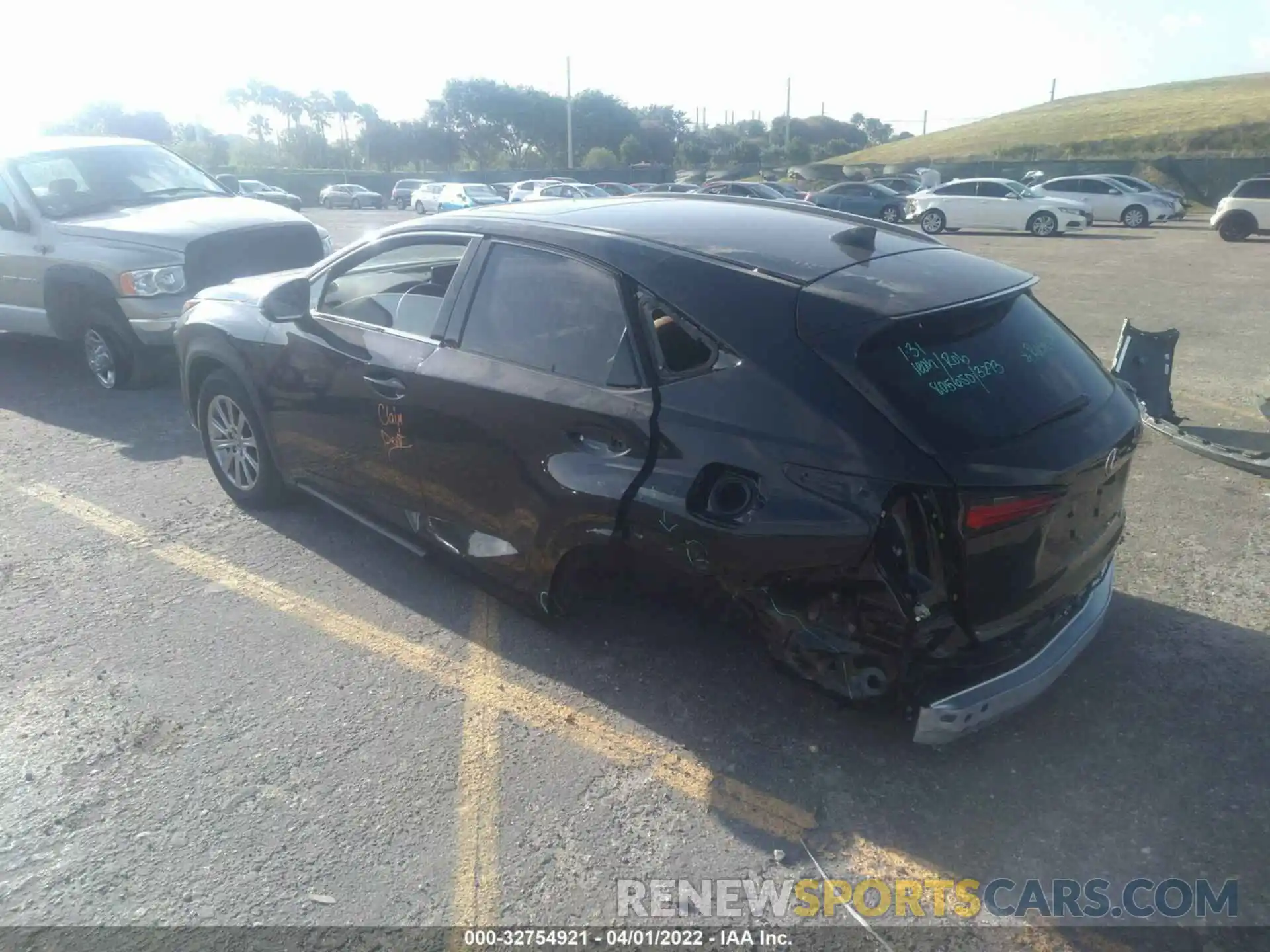 3 Photograph of a damaged car JTJDARBZ4L2177929 LEXUS NX 2020