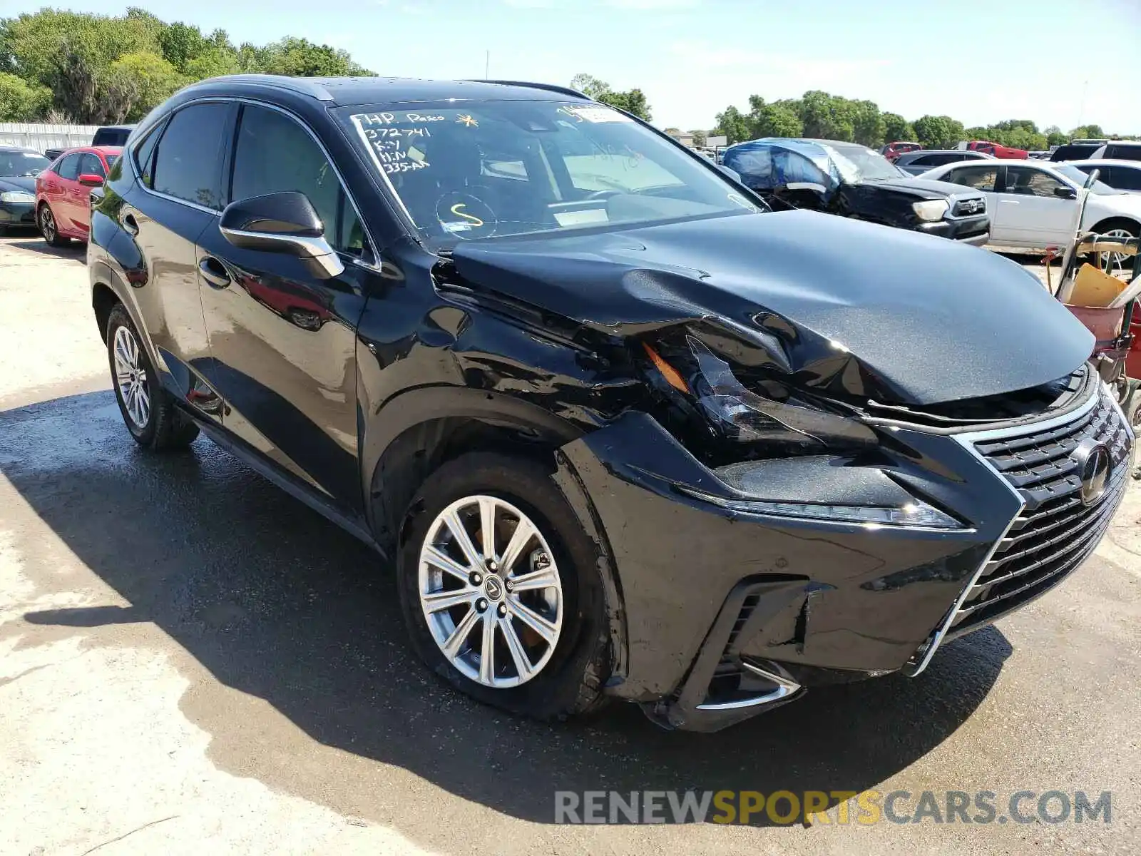 1 Photograph of a damaged car JTJDARBZ4L2178398 LEXUS NX 2020