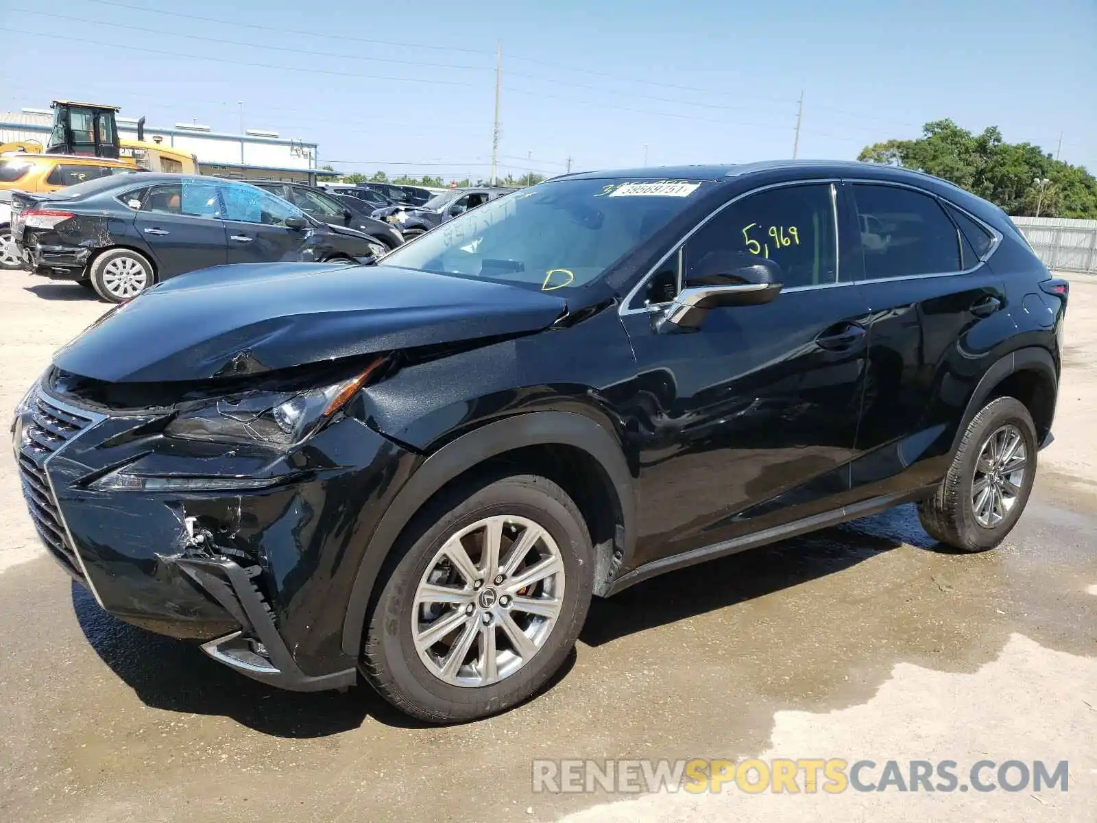 2 Фотография поврежденного автомобиля JTJDARBZ4L2178398 LEXUS NX 2020