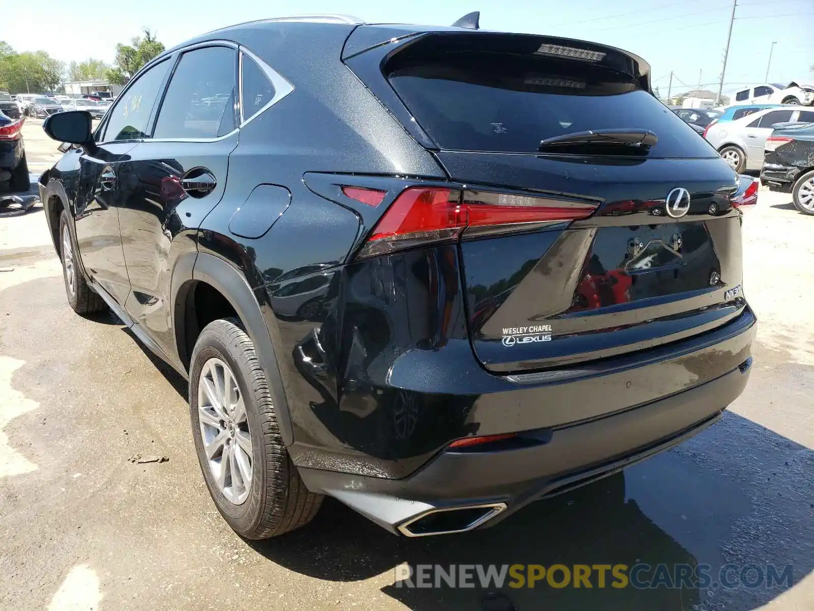 3 Photograph of a damaged car JTJDARBZ4L2178398 LEXUS NX 2020