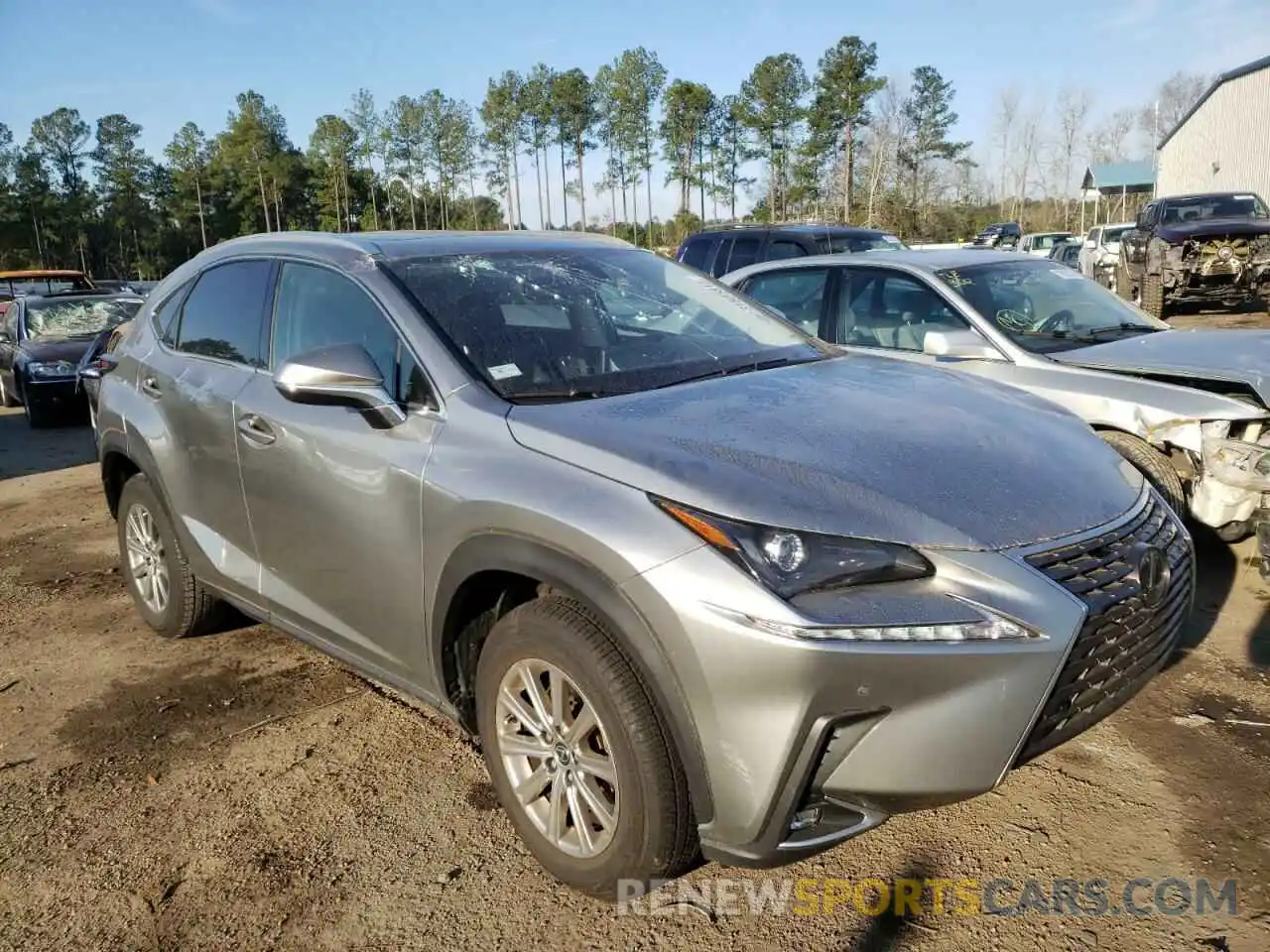 1 Photograph of a damaged car JTJDARBZ4L5003406 LEXUS NX 2020