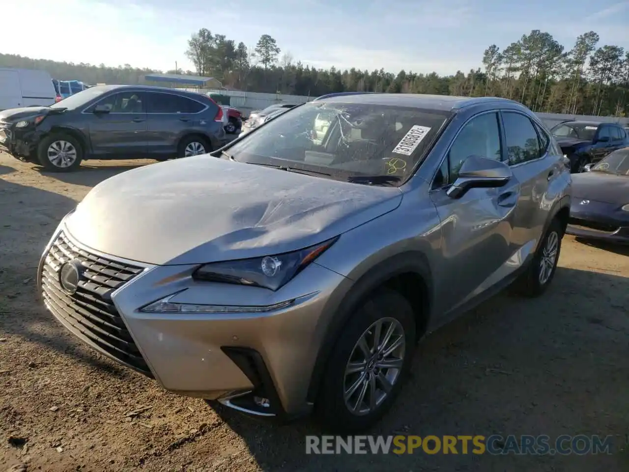 2 Photograph of a damaged car JTJDARBZ4L5003406 LEXUS NX 2020