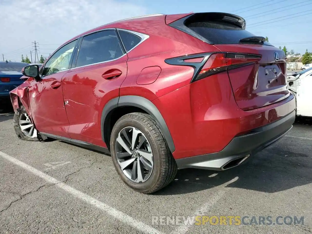 3 Photograph of a damaged car JTJDARBZ4L5005110 LEXUS NX 2020