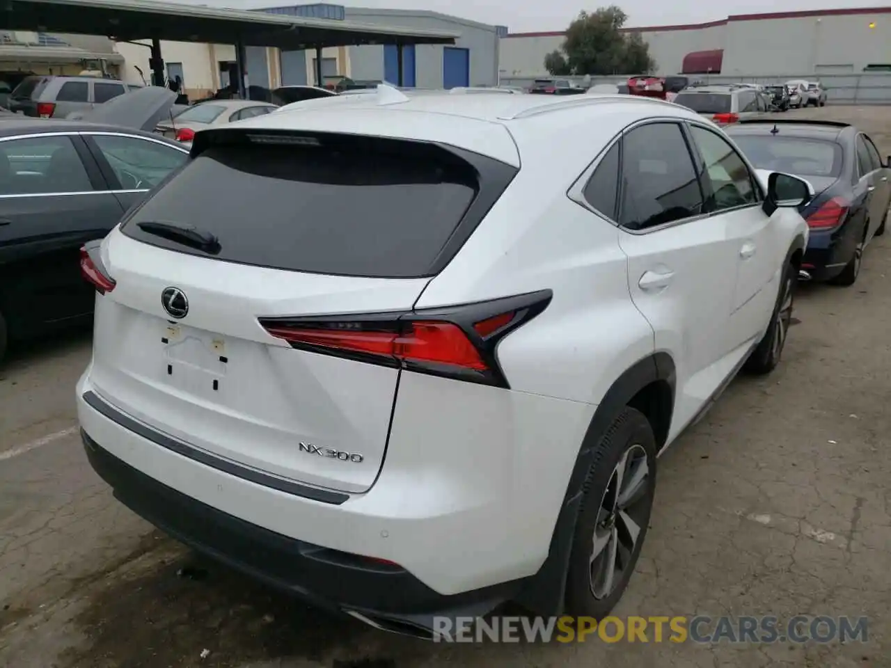 4 Фотография поврежденного автомобиля JTJDARBZ4L5007181 LEXUS NX 2020