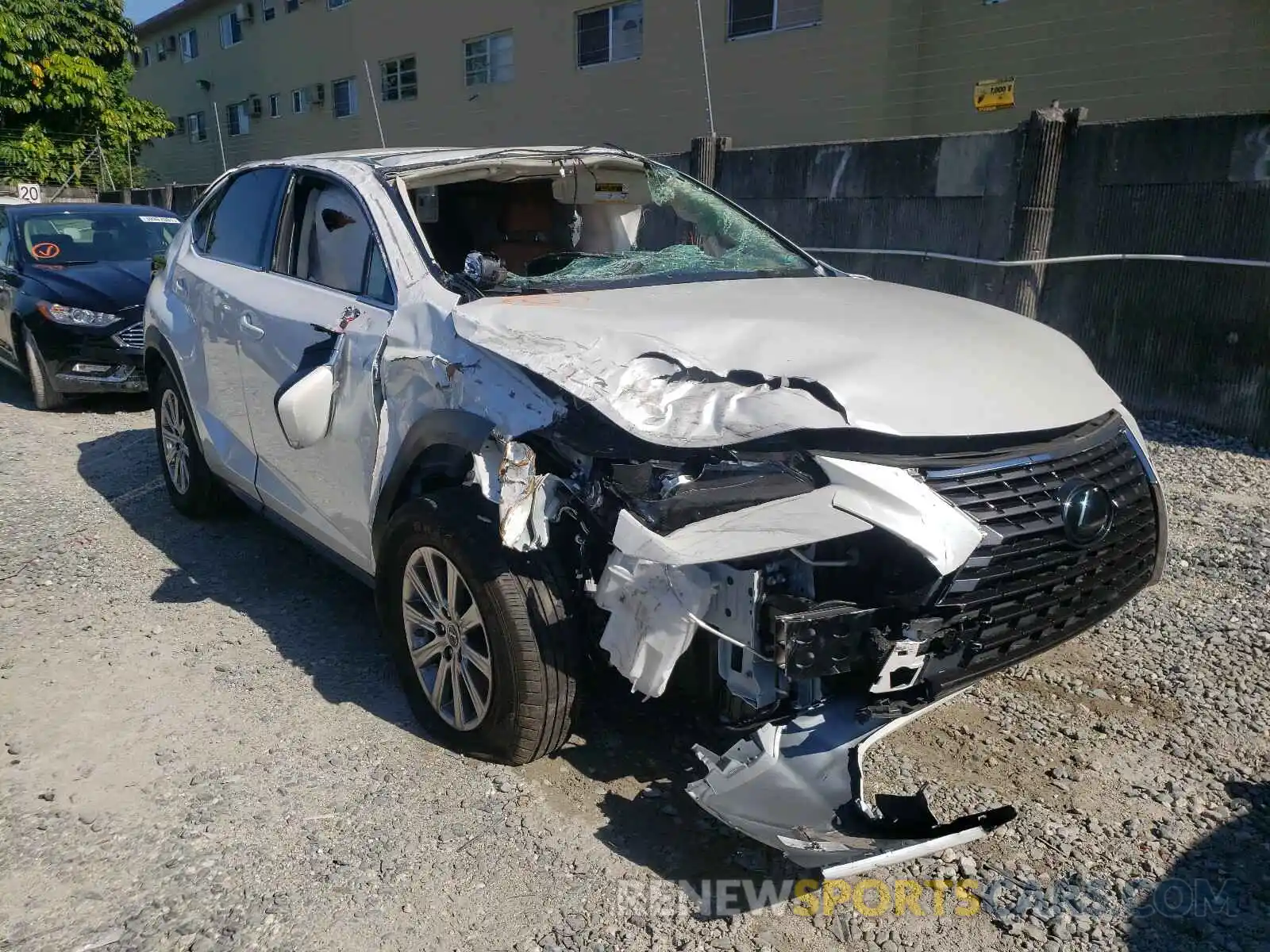 1 Photograph of a damaged car JTJDARBZ4L5007651 LEXUS NX 2020