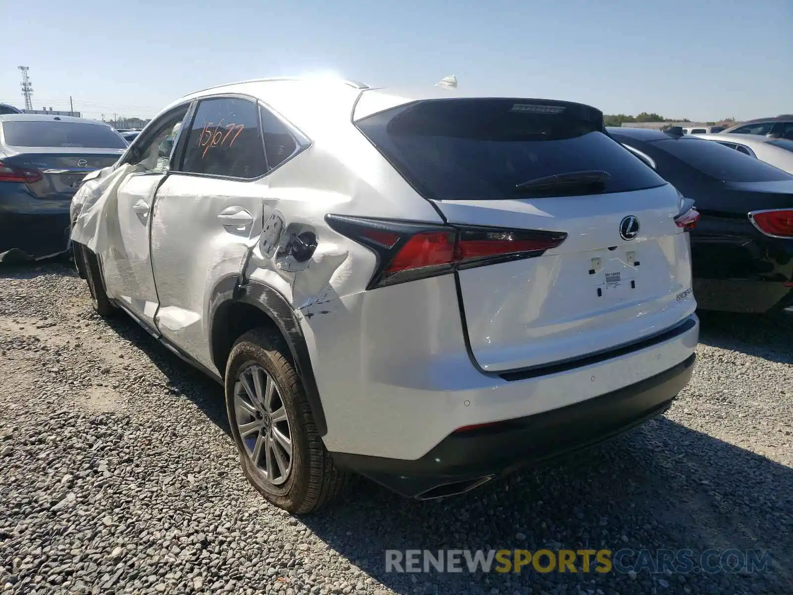 3 Photograph of a damaged car JTJDARBZ4L5007651 LEXUS NX 2020