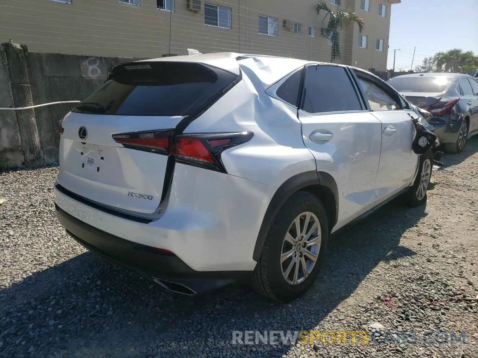 4 Фотография поврежденного автомобиля JTJDARBZ4L5007651 LEXUS NX 2020