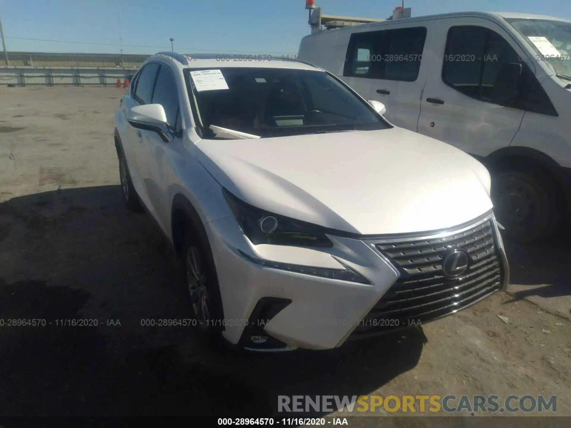 1 Фотография поврежденного автомобиля JTJDARBZ4L5008203 LEXUS NX 2020