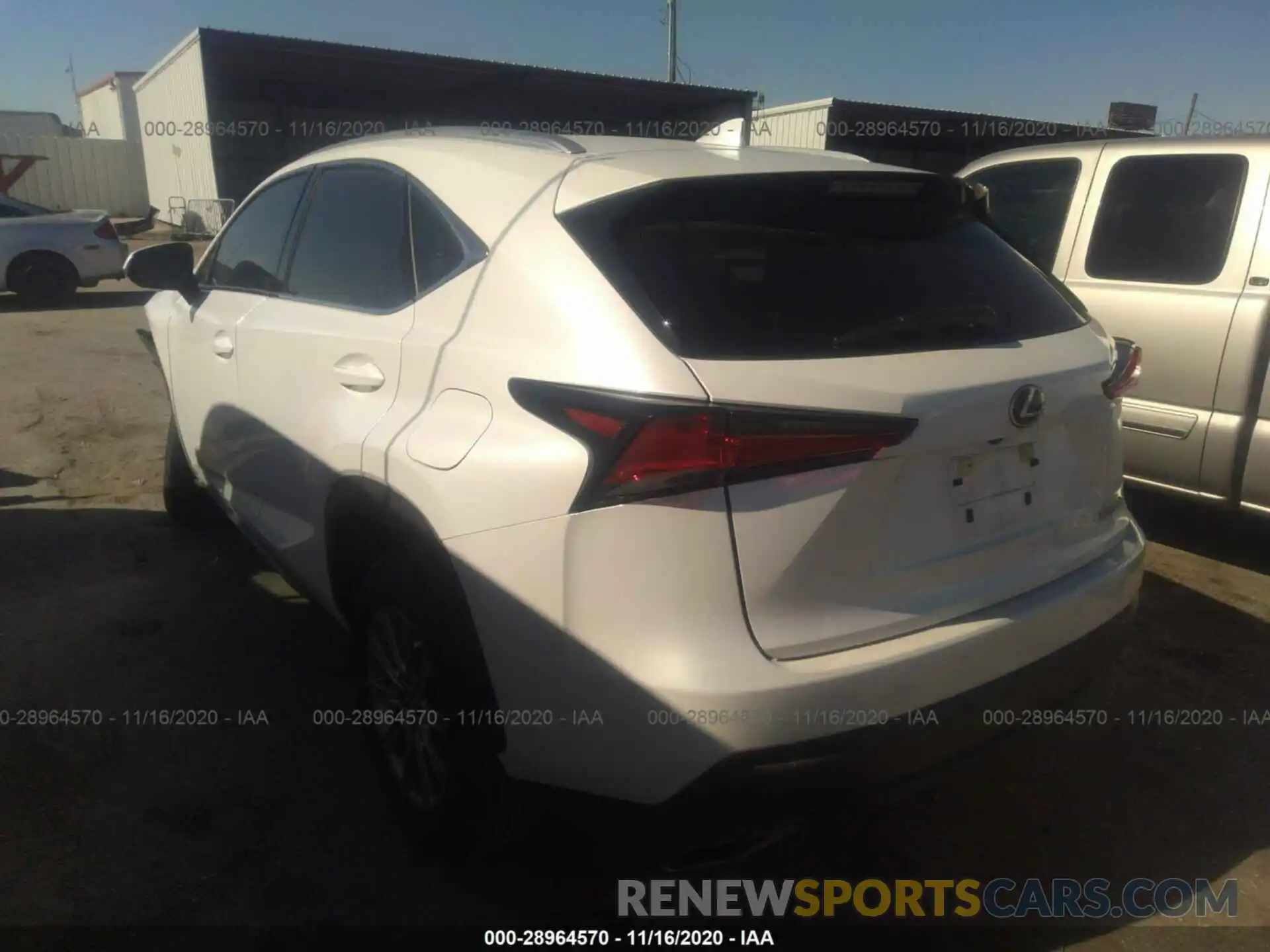 3 Фотография поврежденного автомобиля JTJDARBZ4L5008203 LEXUS NX 2020