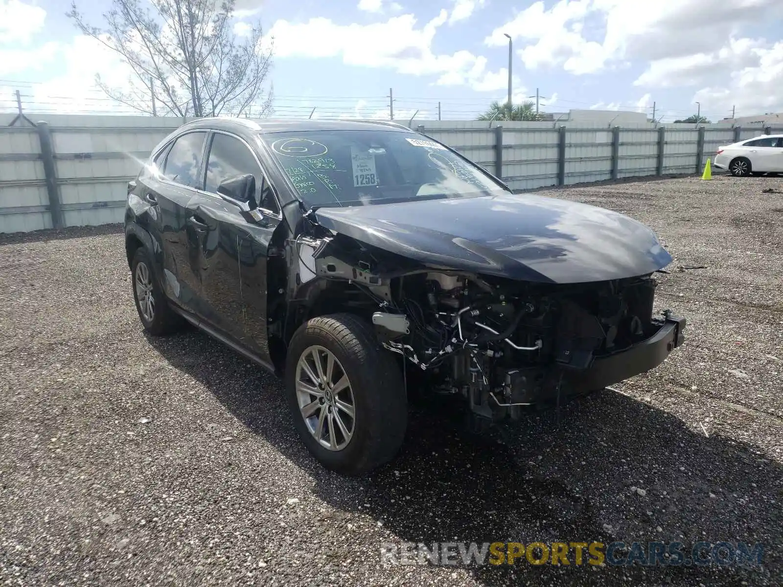 1 Photograph of a damaged car JTJDARBZ4L5020545 LEXUS NX 2020