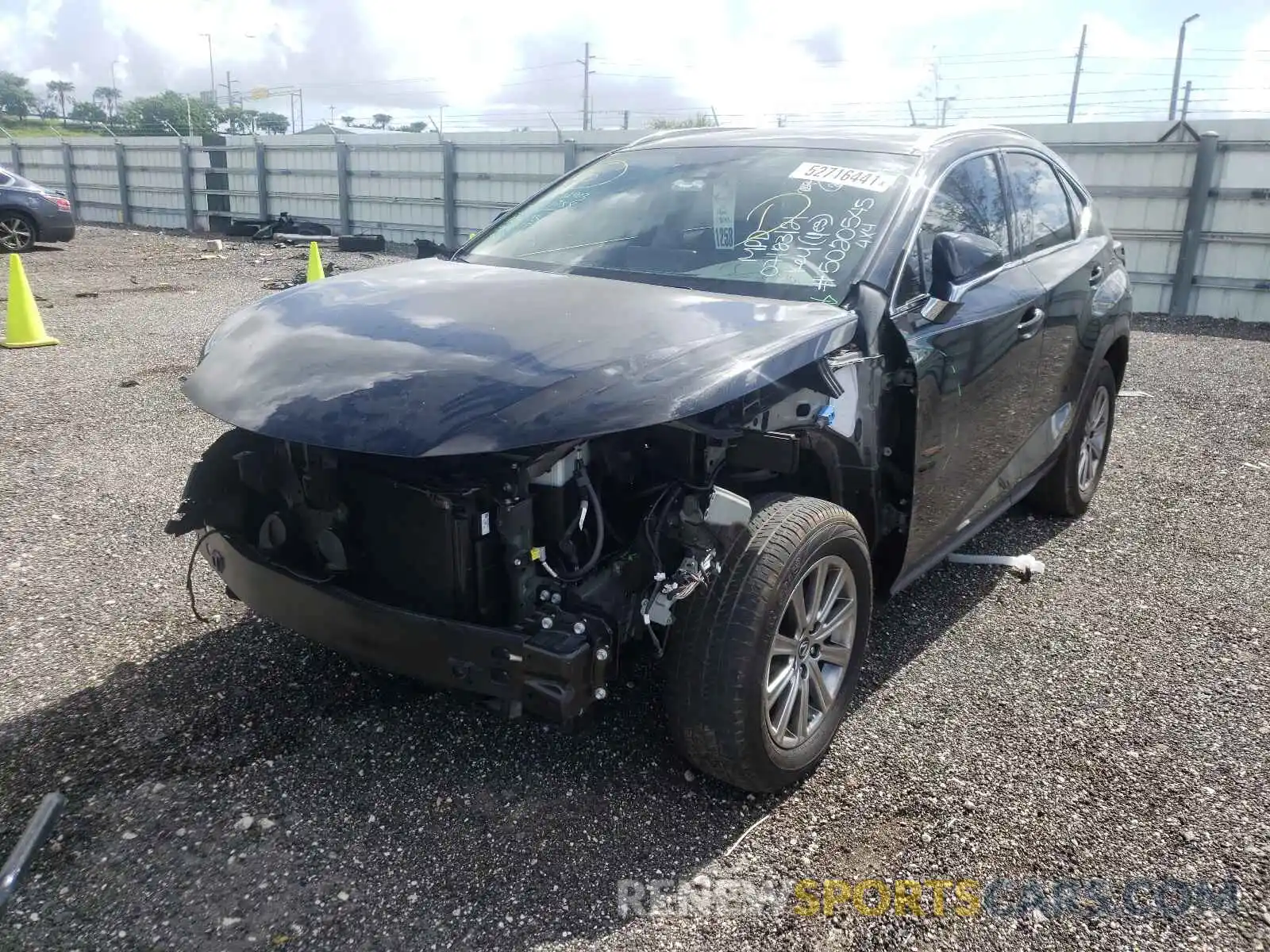 2 Photograph of a damaged car JTJDARBZ4L5020545 LEXUS NX 2020