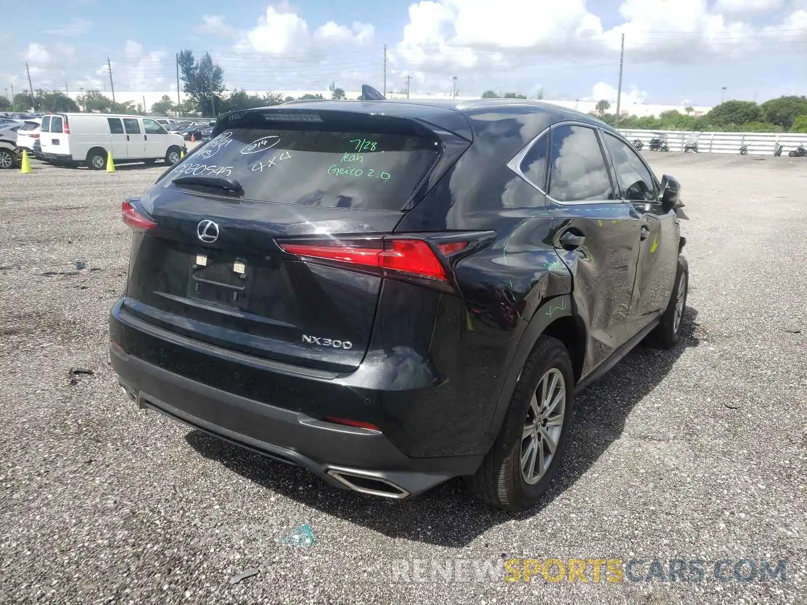 4 Photograph of a damaged car JTJDARBZ4L5020545 LEXUS NX 2020