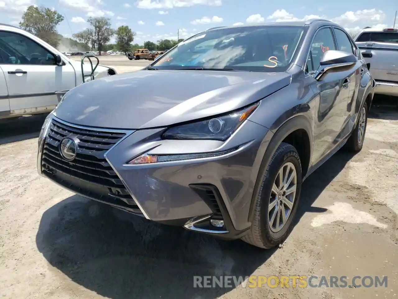 2 Фотография поврежденного автомобиля JTJDARBZ5L2177664 LEXUS NX 2020