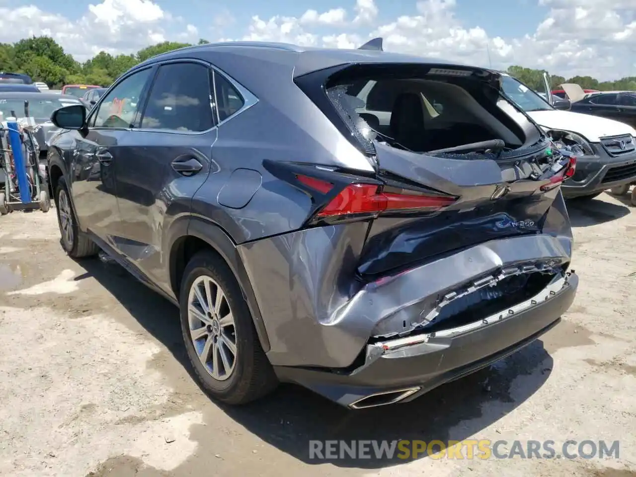 3 Фотография поврежденного автомобиля JTJDARBZ5L2177664 LEXUS NX 2020