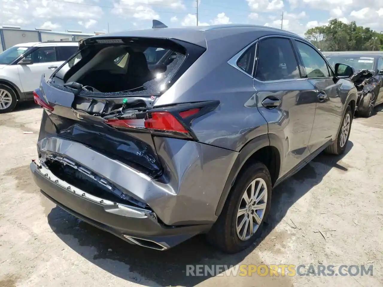 4 Фотография поврежденного автомобиля JTJDARBZ5L2177664 LEXUS NX 2020