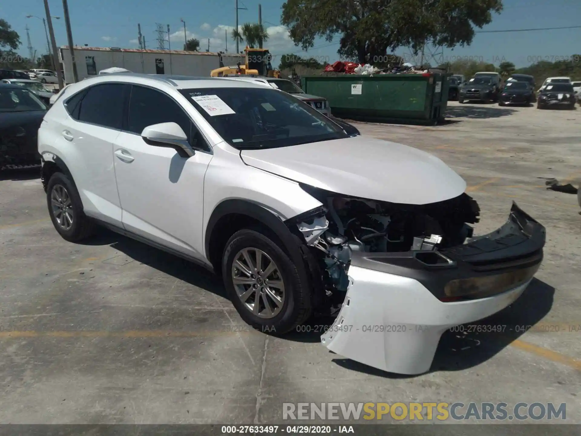 1 Photograph of a damaged car JTJDARBZ5L5****** LEXUS NX 2020