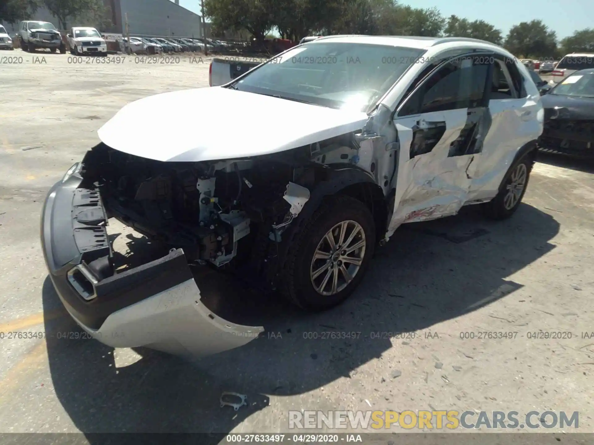 2 Photograph of a damaged car JTJDARBZ5L5****** LEXUS NX 2020