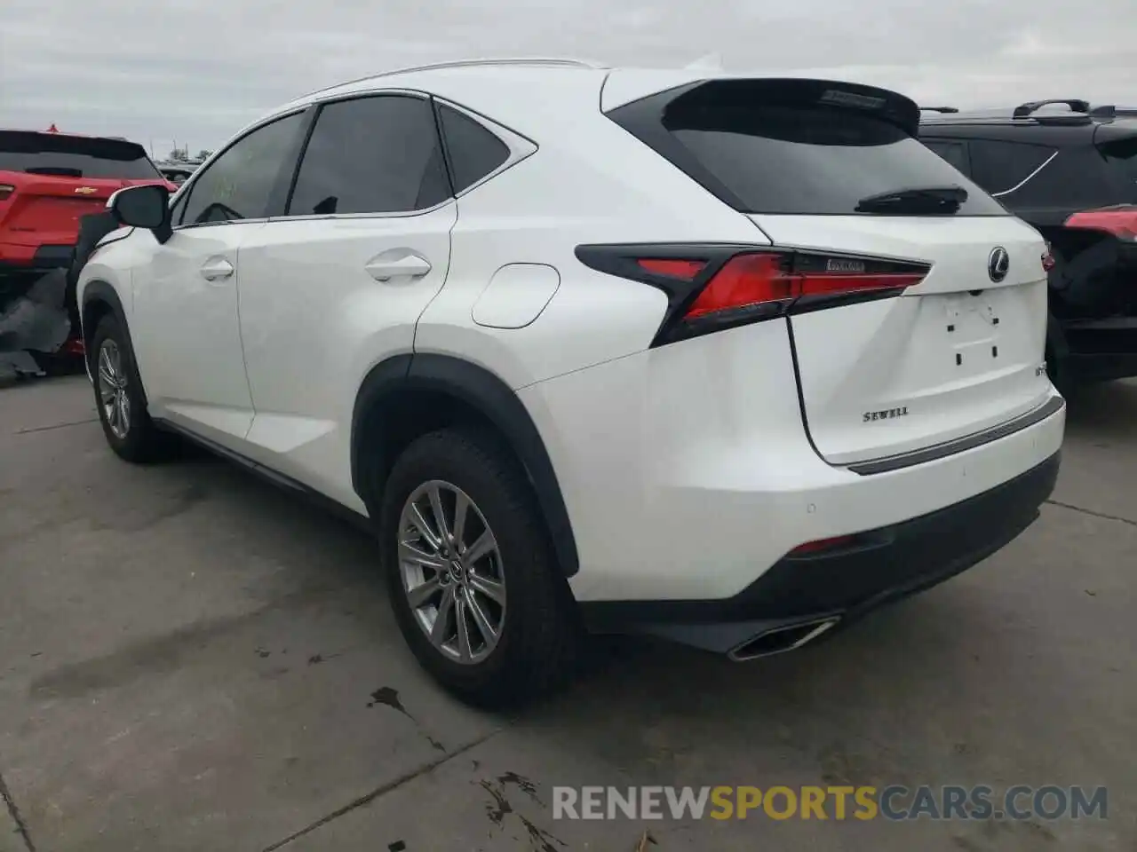 3 Фотография поврежденного автомобиля JTJDARBZ5L5000109 LEXUS NX 2020