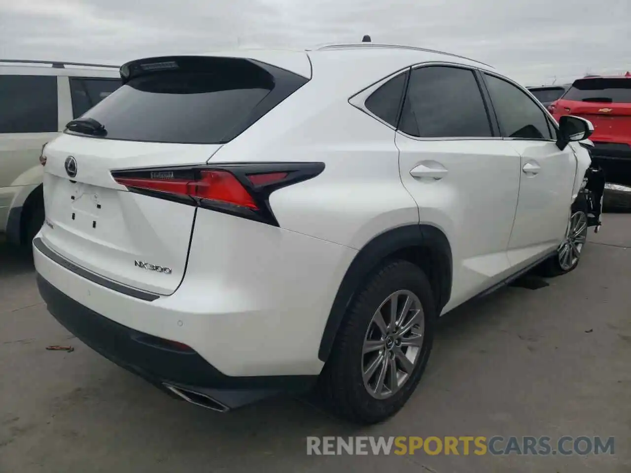 4 Фотография поврежденного автомобиля JTJDARBZ5L5000109 LEXUS NX 2020