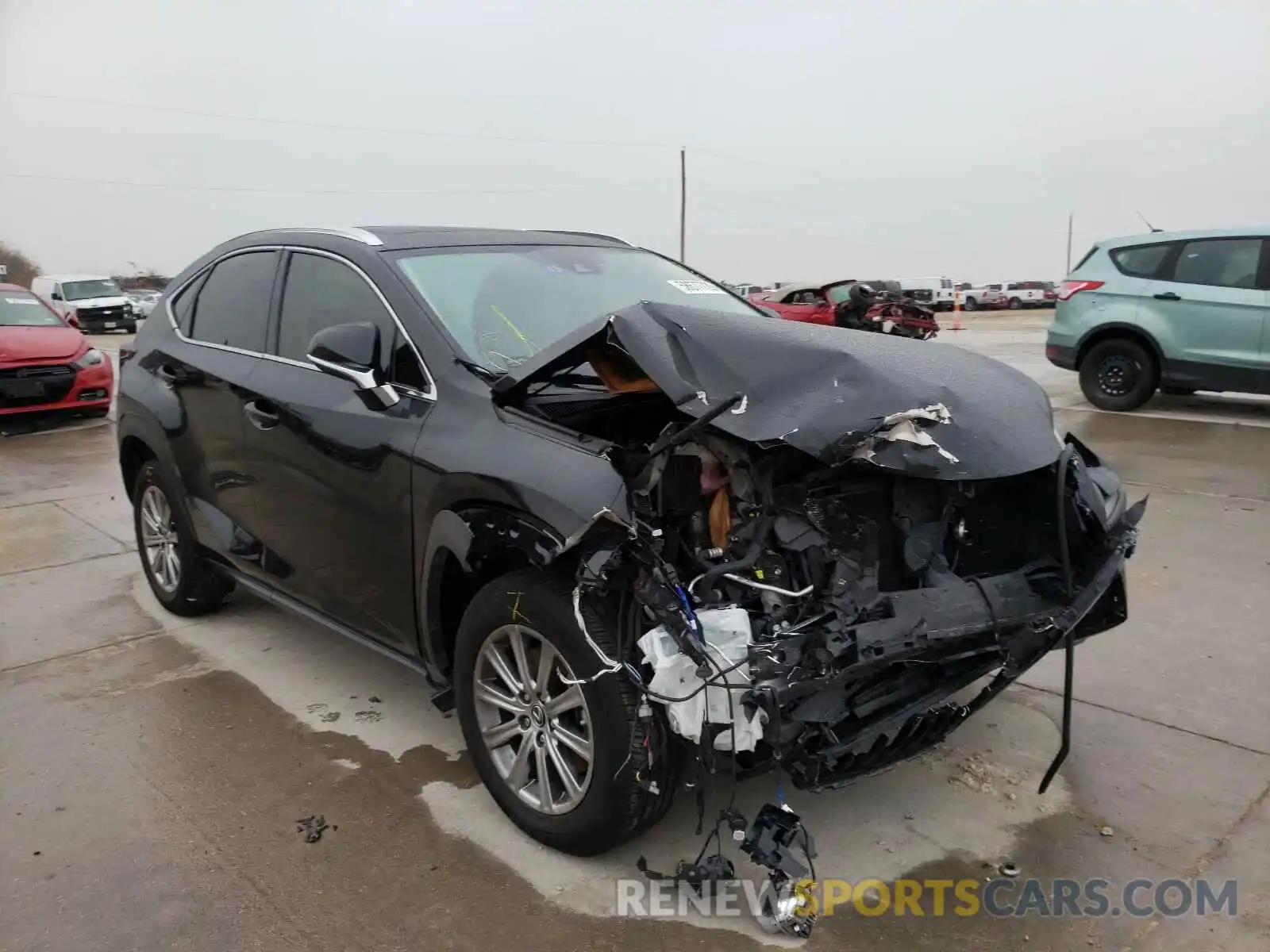 1 Photograph of a damaged car JTJDARBZ5L5001616 LEXUS NX 2020