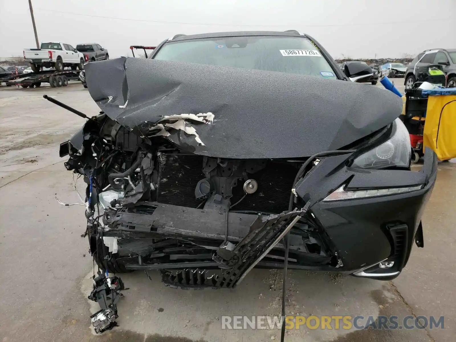 9 Фотография поврежденного автомобиля JTJDARBZ5L5001616 LEXUS NX 2020