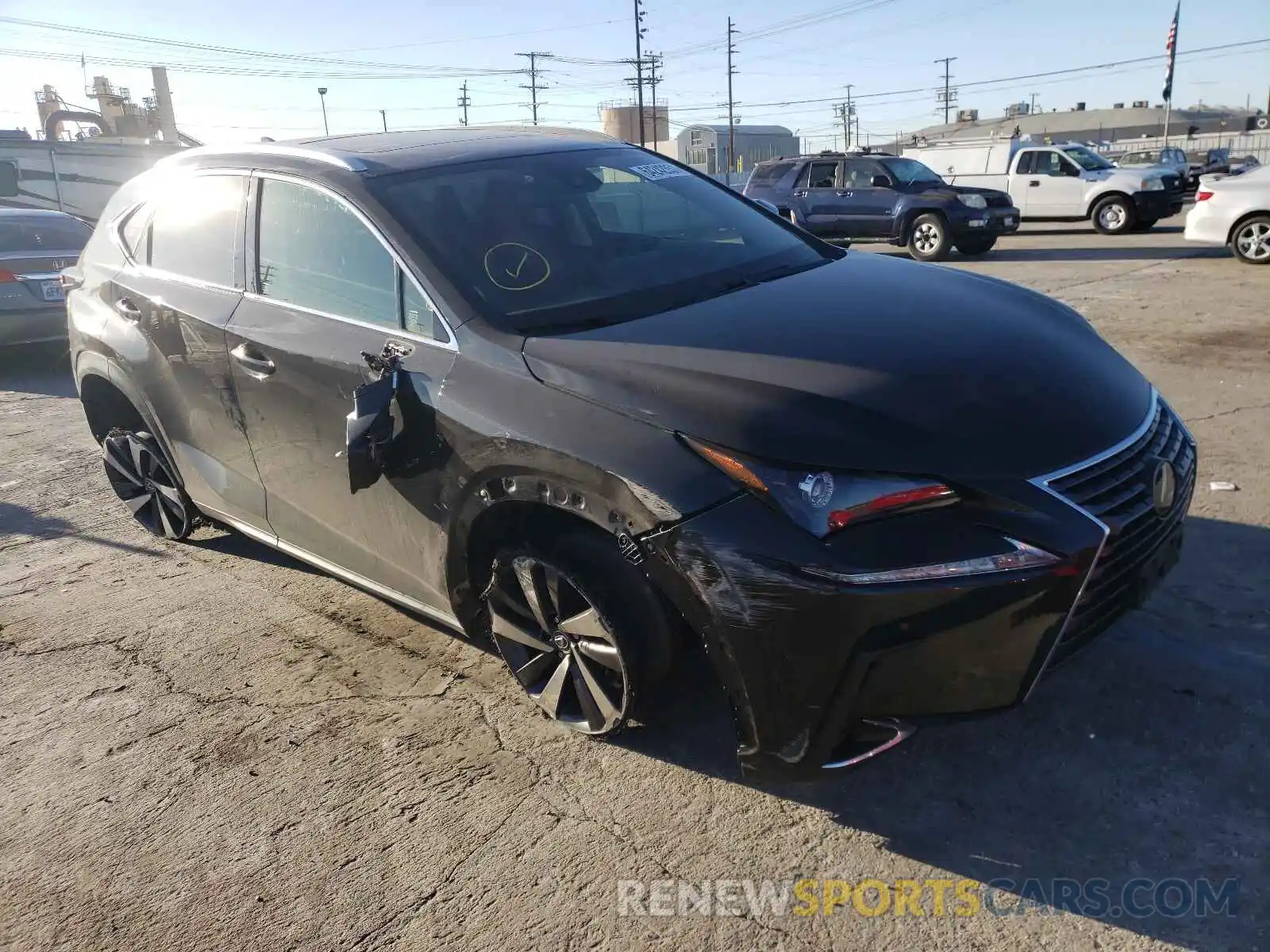 1 Photograph of a damaged car JTJDARBZ5L5004144 LEXUS NX 2020