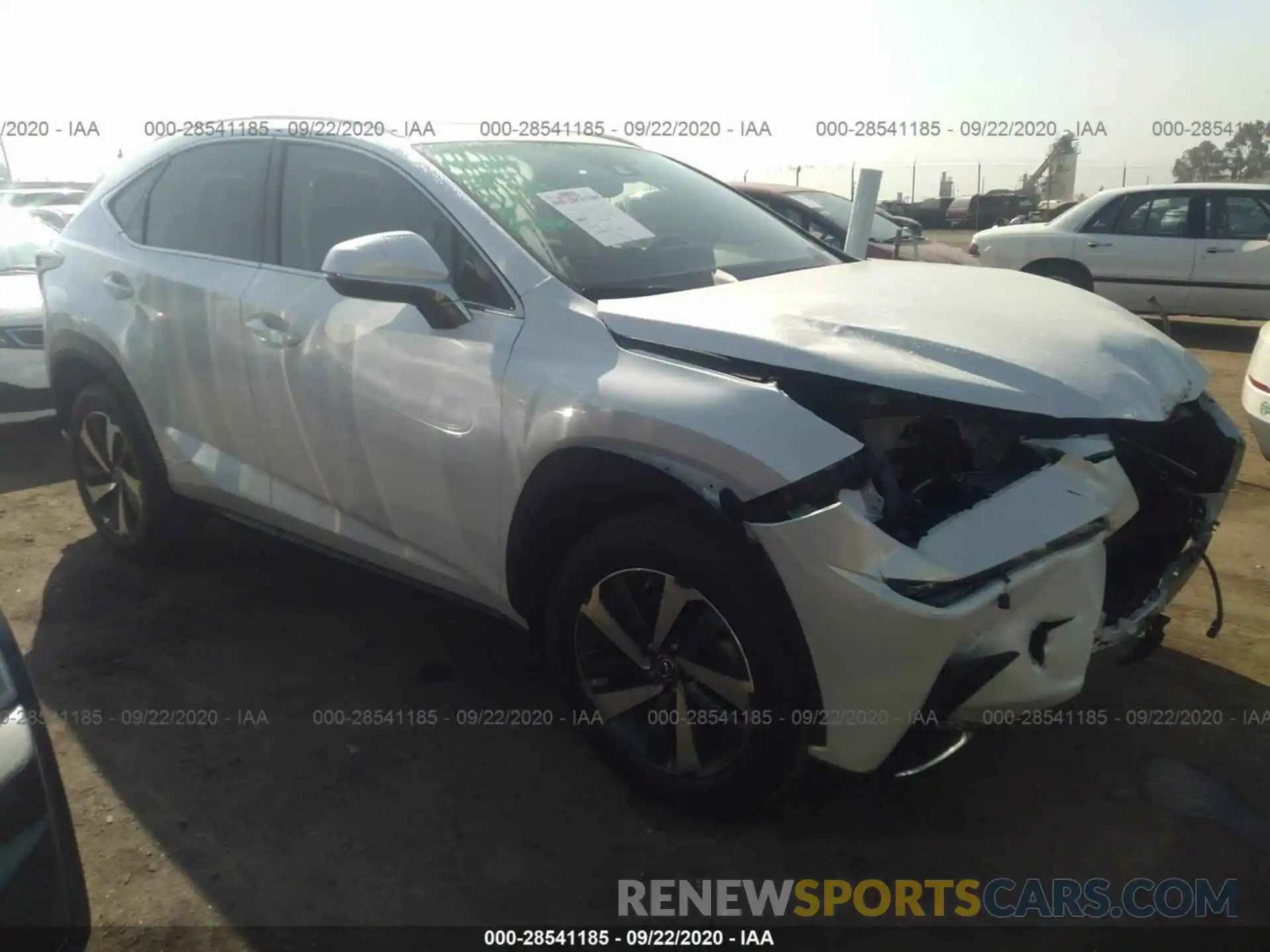 1 Photograph of a damaged car JTJDARBZ5L5006802 LEXUS NX 2020