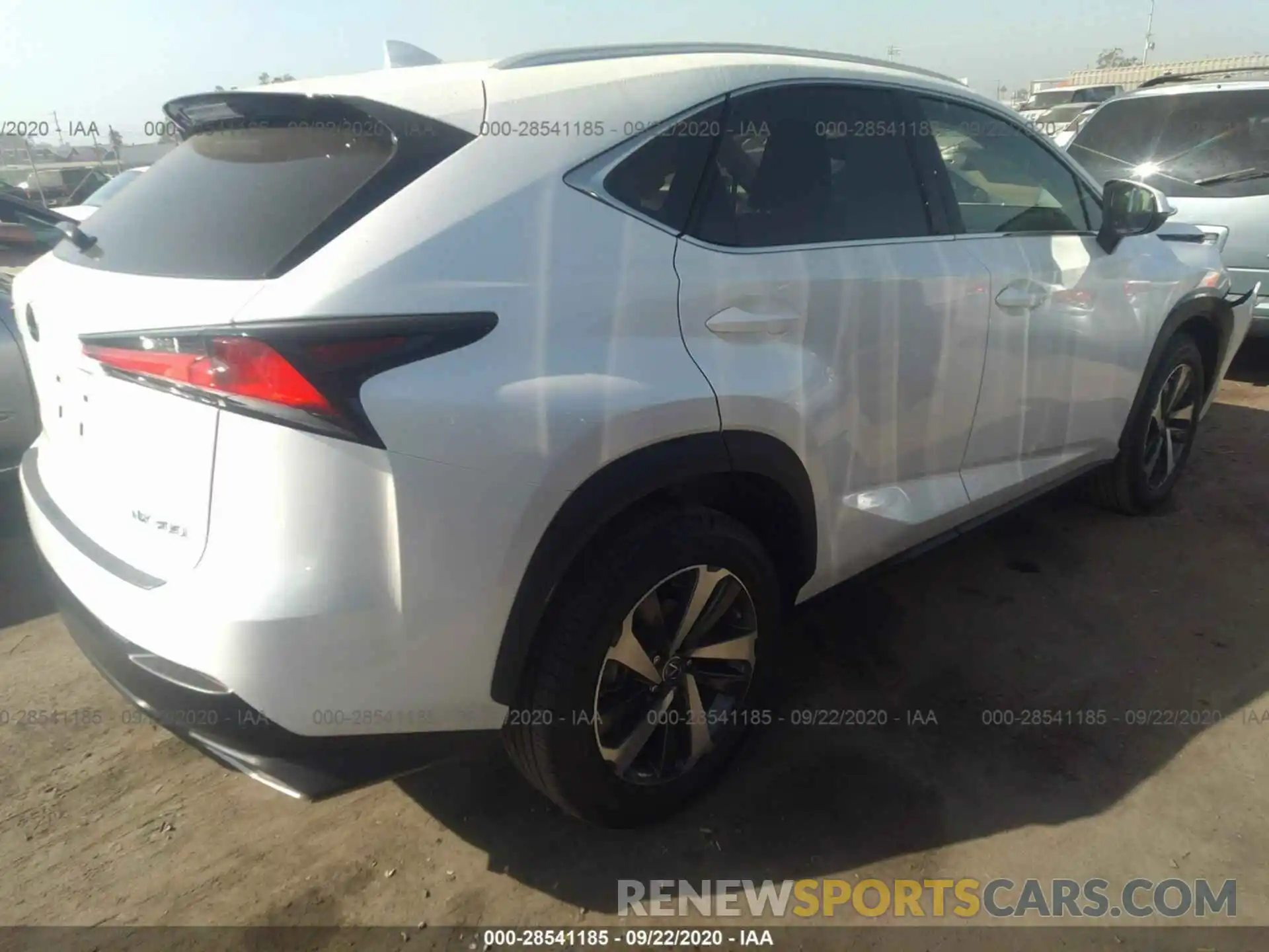 4 Фотография поврежденного автомобиля JTJDARBZ5L5006802 LEXUS NX 2020