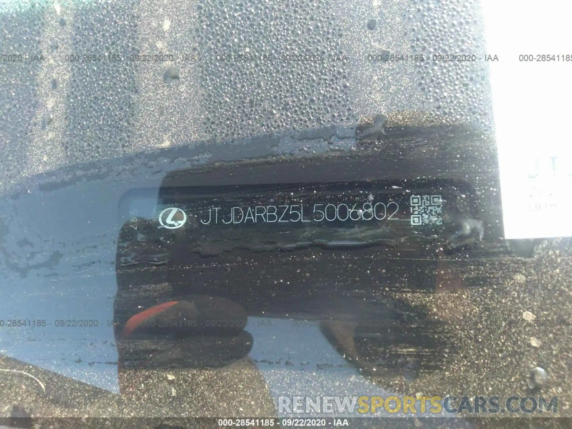 9 Photograph of a damaged car JTJDARBZ5L5006802 LEXUS NX 2020