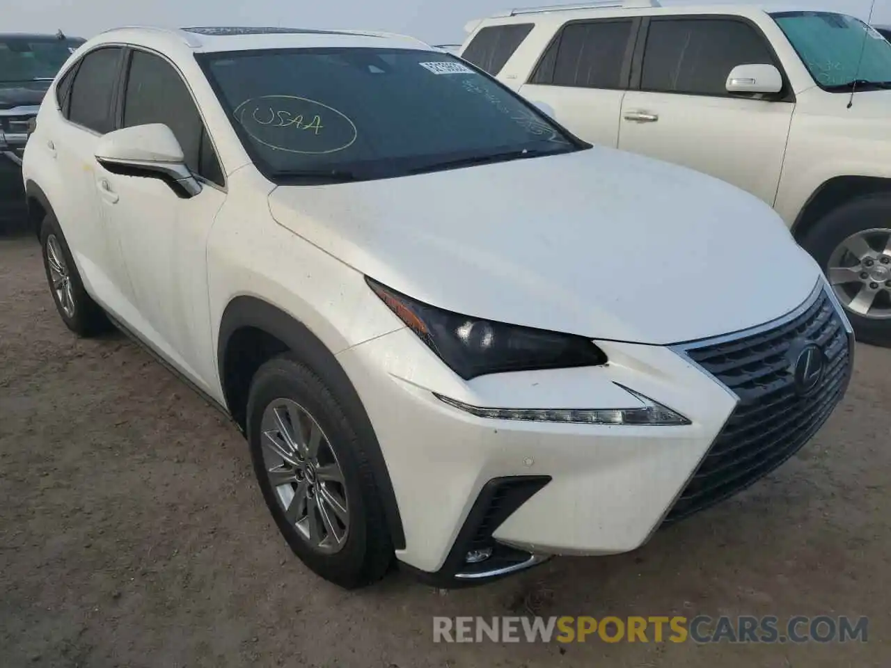 1 Photograph of a damaged car JTJDARBZ5L5007366 LEXUS NX 2020