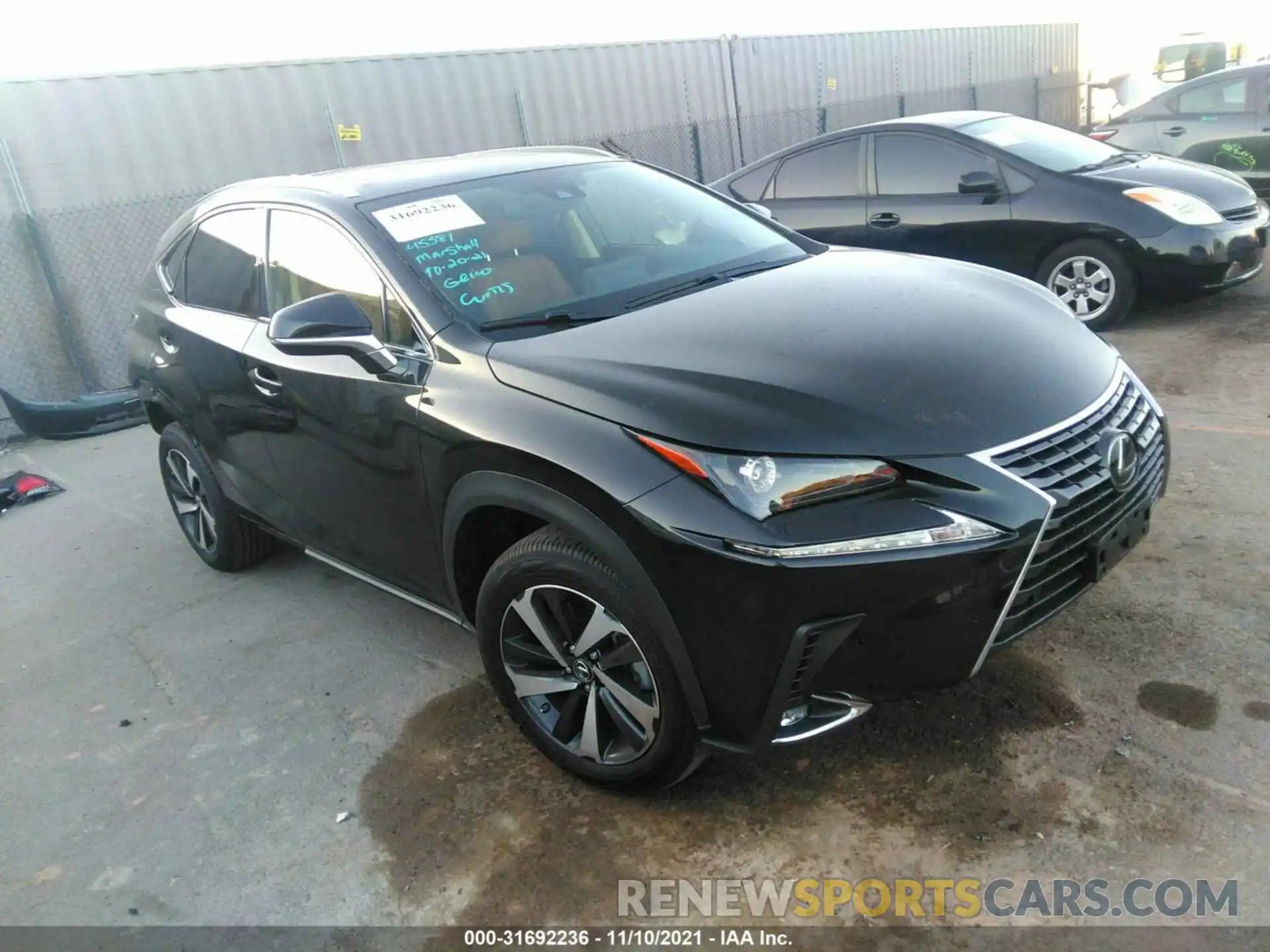 1 Photograph of a damaged car JTJDARBZ5L5009893 LEXUS NX 2020