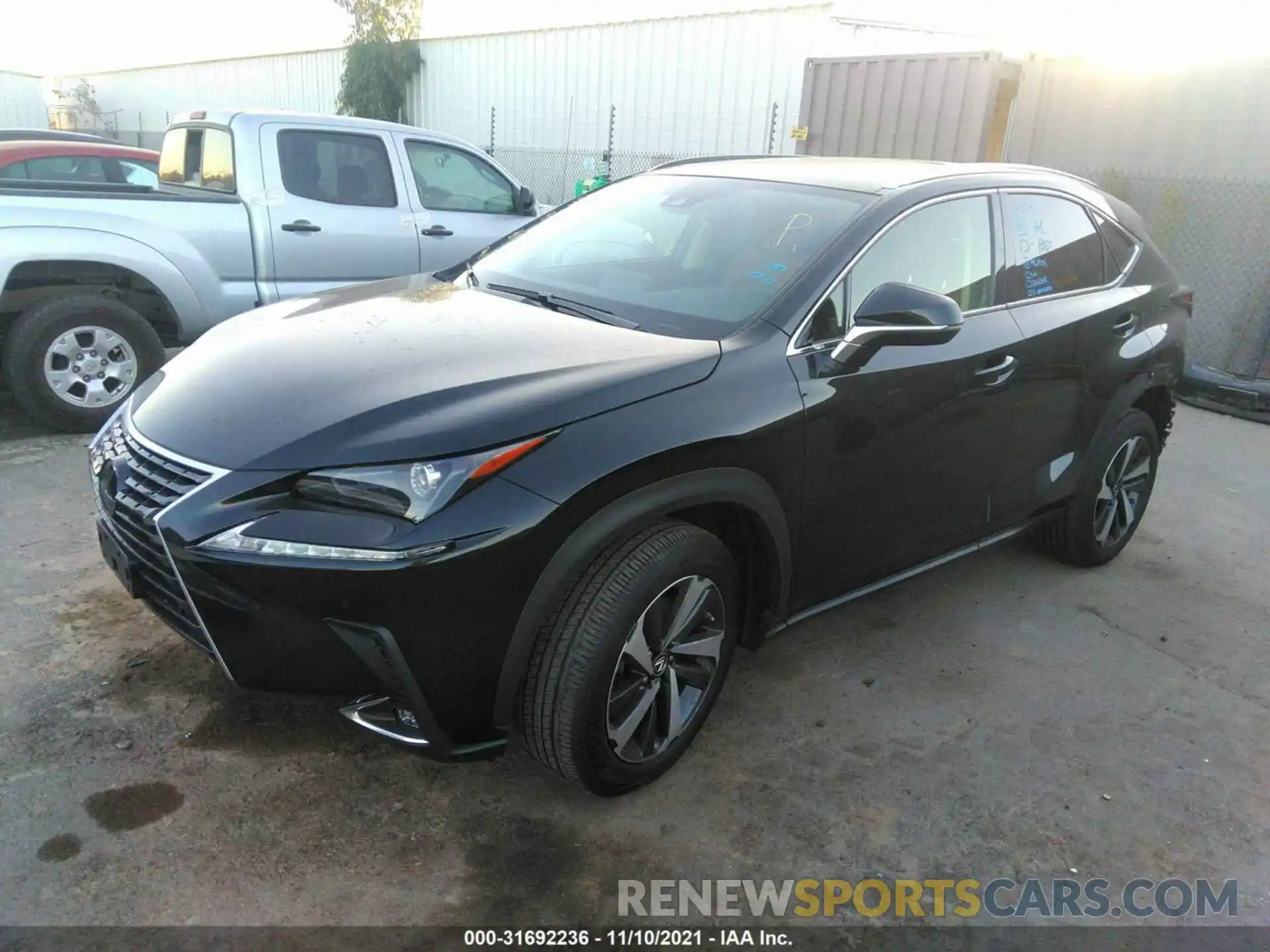 2 Фотография поврежденного автомобиля JTJDARBZ5L5009893 LEXUS NX 2020