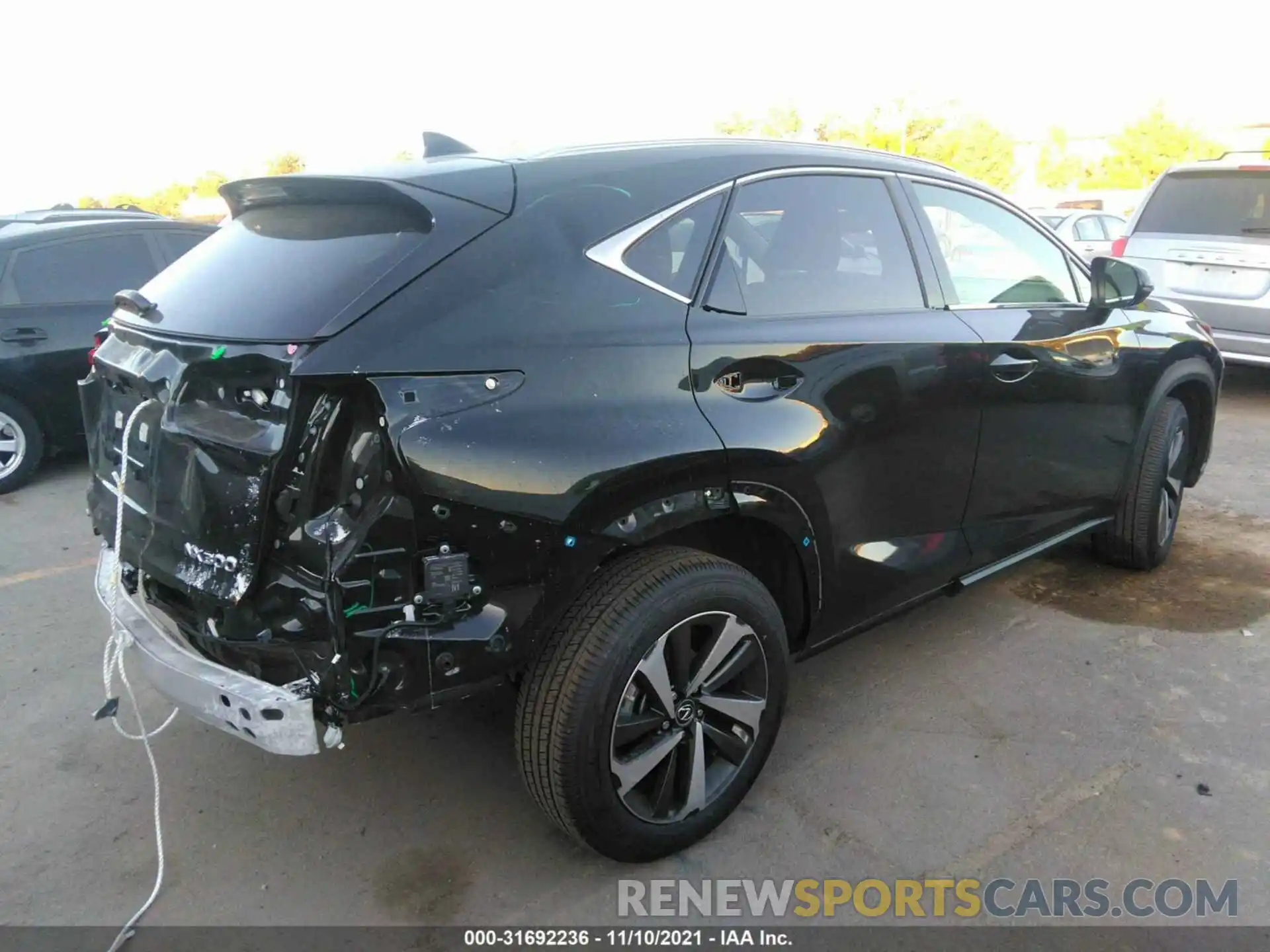 4 Фотография поврежденного автомобиля JTJDARBZ5L5009893 LEXUS NX 2020