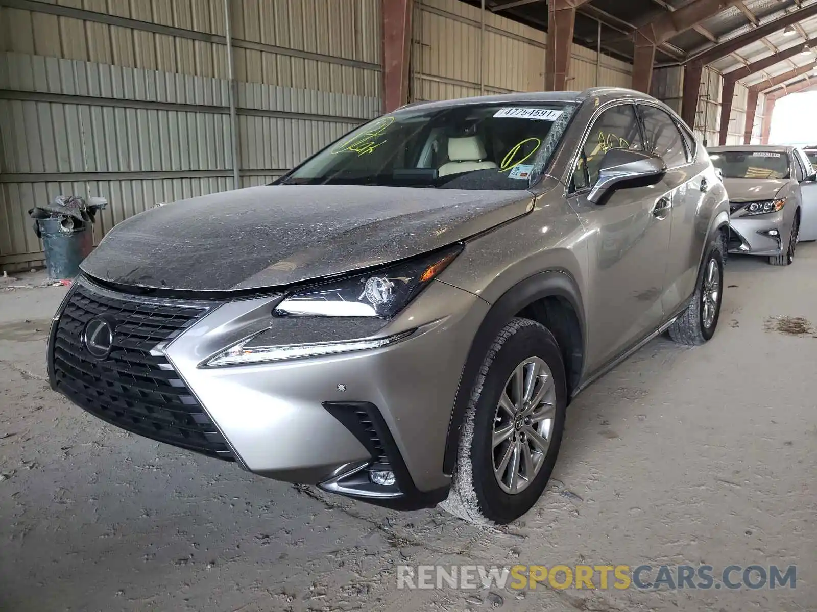 2 Фотография поврежденного автомобиля JTJDARBZ5L5012275 LEXUS NX 2020