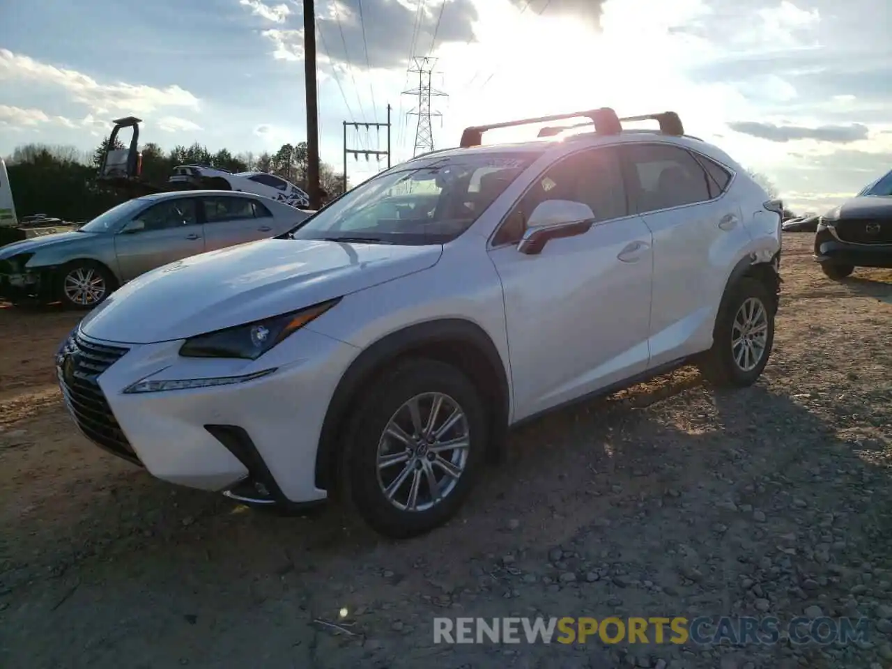 1 Photograph of a damaged car JTJDARBZ5L5016522 LEXUS NX 2020