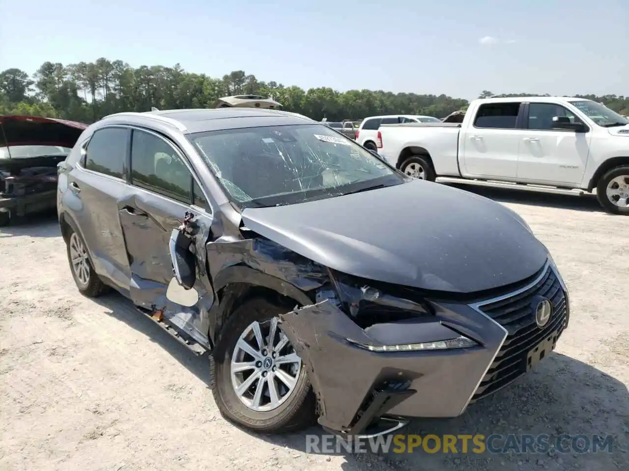 1 Photograph of a damaged car JTJDARBZ6L2165829 LEXUS NX 2020