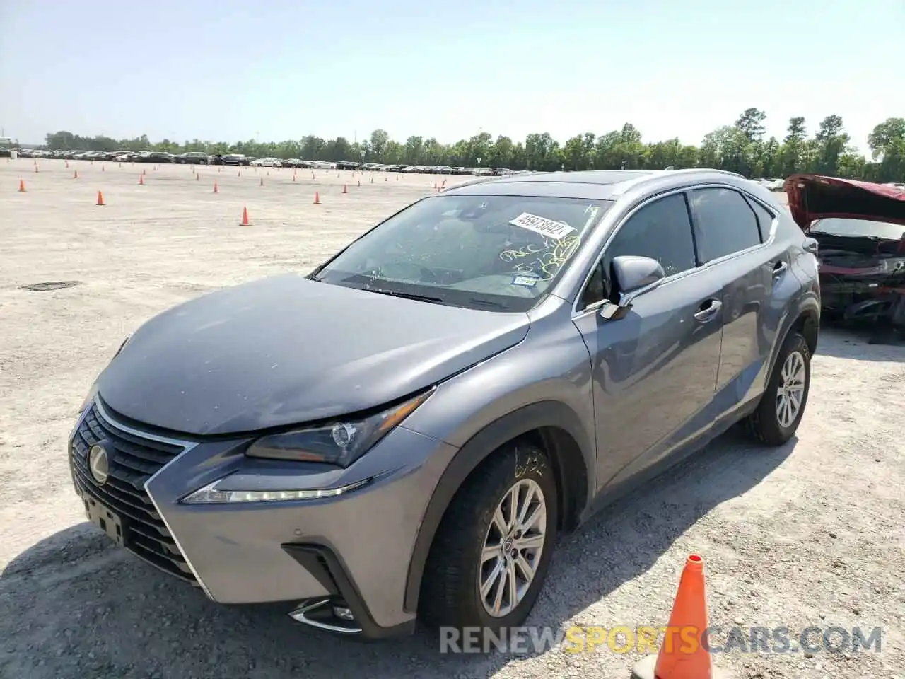 2 Фотография поврежденного автомобиля JTJDARBZ6L2165829 LEXUS NX 2020