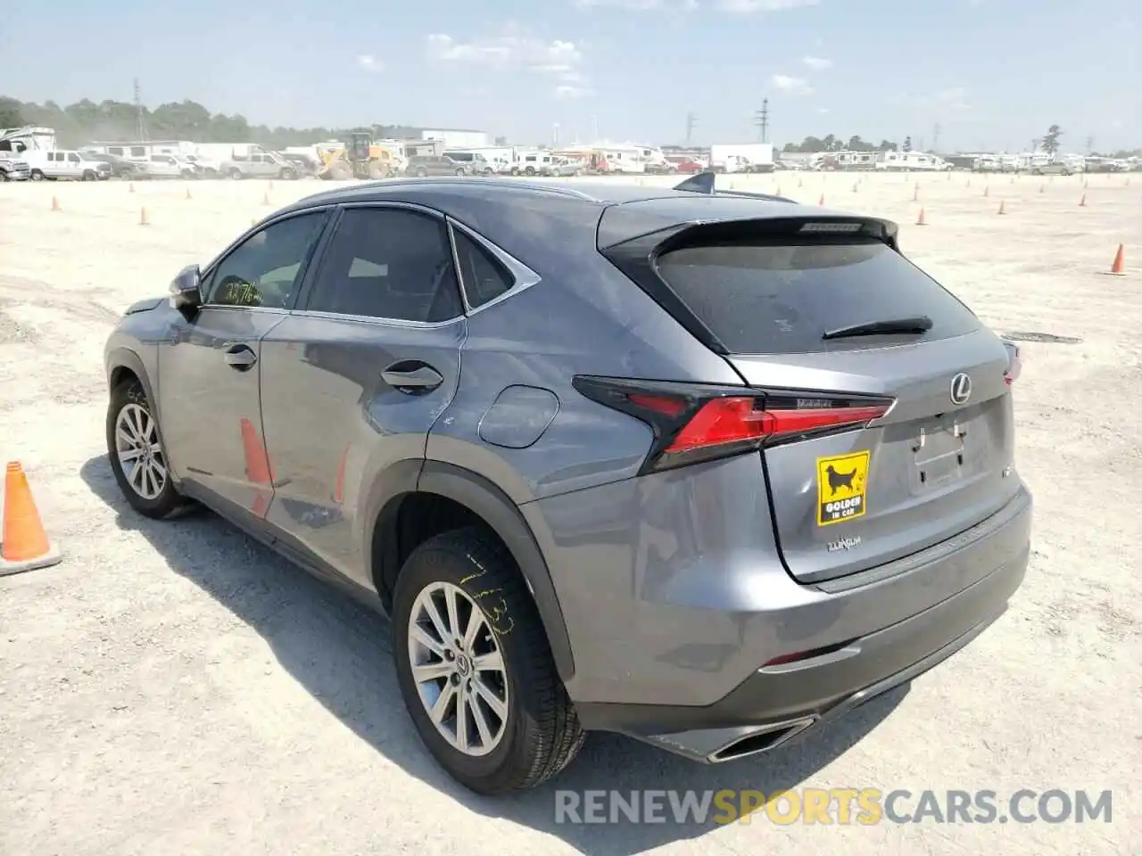 3 Фотография поврежденного автомобиля JTJDARBZ6L2165829 LEXUS NX 2020